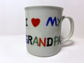 Colorful Ceramic I Love My GrandPa Coffee Tea Mug 