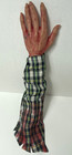 Halloween Decor Bloody Arm and Hand with Plaid Sleeve 24 inch