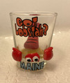 Vintage Whimsical 3D Got Lobstah? Maine Shot Glass - 1990's