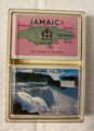 Vintage 2 Wrapped Playing Card Packs Niagara Falls Jamaica Plastic Case - 1970's
