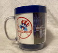 Vintage New York Yankees Coffee Mug Whopppers Milk Duds Eagle Thermo USA 1980's