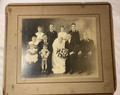 Vintage Black & White Photograph Family Wedding Photograph - 1920's