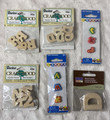 BNIP Six Packages of Assorted Arts & Crafts Letters