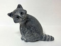 Vintage WE Wolf Original Cast Sculpture Raccoon Figurine Canada - 1980's