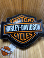 Harley Davidson Pillow Biker Motorcycle PVC - 14.5 inch x 11.5 inch x 2.5 inch