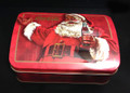 Coke Coca Cola Santa Christmas Treasure Chest Tin with Hinged Lid