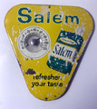 Vintage Salem Cigarettes Triangular Advertisement Thermometer - 1950's