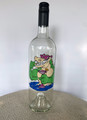 Muscular Alligator Sunglasses Tropical Umbrella Cocktail Wine Bottle Glass - 750 ml