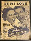 Vintage Be My Love Sheet Music Kathryn Grayson Mario Lanza Sammy Cahn - 1950