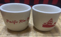 Vintage Set of 2 Pacific Rim Passages Pagoda Ceramic Restaurant Style Tea Cups
