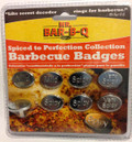 Mr. Bar-B-Q Spiced To Perfection Collection BBQ Badges 8 Pieces