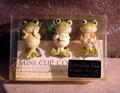 BNIP Handmade Hullic, Estudio 11 Whimsical Three Frog Mini Clip Collection - 199