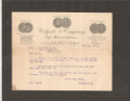 Vintage Colgate and Company Order Confirmation Letter - February 18, 1910