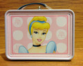 BNIP Disney Princess Cinderella Mini Tin Lunch Box Handle Working Clasp