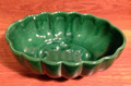 Vintage Ribbed Green Pottery Planter Marked 907 U.S.A. - Possible Ungemach