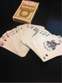 Vintage Deck of Gemtone Finish Gold Playing Cards from Four Queens Casino, Las V