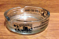 Vintage Don Laughlin's Riverside Resort Round Clear Glass Ashtray Casino   - 198
