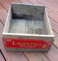 Vintage Wood Giumarra Vineyards Linantina Label Wine Grape Crate - 1970's