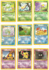 Lot of 9 Assorted Pokemon Cards - 1999, 2000