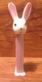 Vintage Bunny Pez Dispenser with Feet Made in Slovenia - 1990's