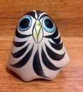Vintage Mexico Owl Signed & Numbered CAT 305 Hand Painted Folk Art  - 1970's