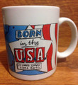Shoe Box Greetings Hallmark Born In The USA - A Long, Long Time Ago Coffee Tea M
