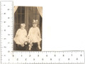 Vintage Black & White Real Photo Post Card Marg and Emma Gaydos - 1910's