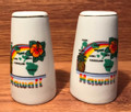 Vintage Ceramic Hawaii Salt & Pepper Shakers - 1980's