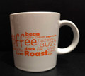 Dunkin Donuts 14 oz Ceramic Coffee Cup Mug Buzz Words - 2011