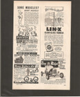 Vintage King Midget, Lin-X, Pulvex Low Cost Automobile, Varnish, Flea Powder Bla