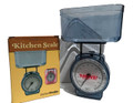 KitchenWorthy Blue Kitchen Scale in Original Box 1000 gram 2.2 pound Capacity