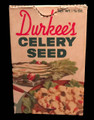 Vintage Durkee Celery Seed Cardboard Box - 1960's