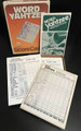 Vintage Milton Bradley Word Yahtzee Score Cards plus Instruction Booklet - 1978