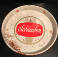 Vintage Schaefer Beer Tin Tray - 1960's