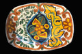 Vintage Colorful Ceramic Talavera Decorative Small Platter Ashtray Handpainted b