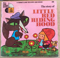Vintage Disneyland Records Little red Riding Hood Book and Record - 1978