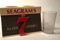 Vintage Seagram's 7 Crown Advertising Display Holder for Swizzle Sticks - 1970's