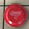New Yuengling Yuengs & Wings Frisbee Disk Eagle Logo Red and White 9 inches