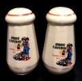 Vintage Howe Caverens Ceramic Salt and Pepper Shakers by CNI Made in Tawain