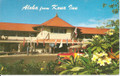 Vintage Aloha From Kona Inn Postcard by Ray Helbig's Hawaiian Service - 1960's