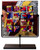 20 inch square decorative fused glass panel featuring multiple colors including black, red, blue, yellow and a combing effect.  A lot of action in this piece