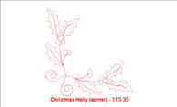 Christmas Holly Corner