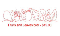 Fruits and Leaves brdr