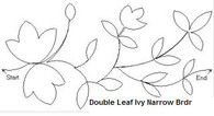 Double Leaf Ivy Narrow Brdr
