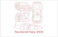 Race Cars with Trophy e2e