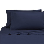 Kassatex Home Lorimer Washed Percale Sheet Set - Navy