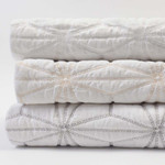 Amity Home Victoria Quilt - White/Grey