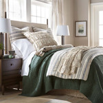 Amity Home Slade Super King Quilt - Kale