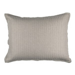 Lili Alessandra Tessa Quilted Luxe King Pillow - Raffia Linen