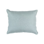 Lili Alessandra Tessa Quilted Standard Pillow - Sky Linen